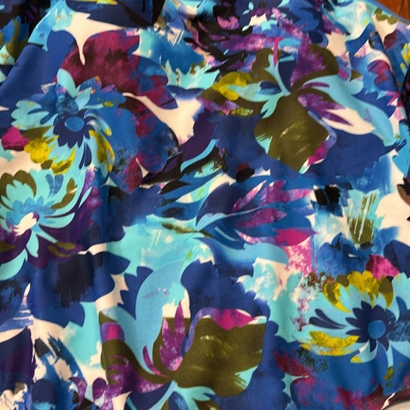 Catalina Swimsuit Blue Print Fully Lined Multi-Colored Size XL (16/18) - Picture 3 of 10